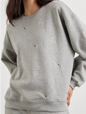 Rails Varsity Sweatshirt In Champagne Embroidery Design Size Women's Medium